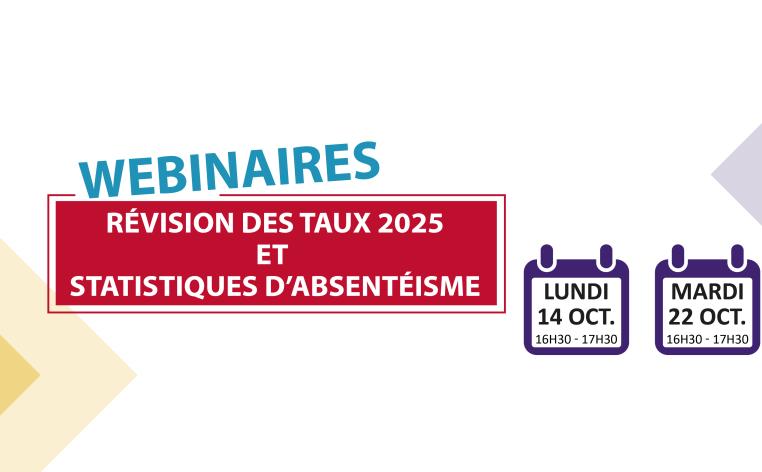 stats absentéisme + taux 2025